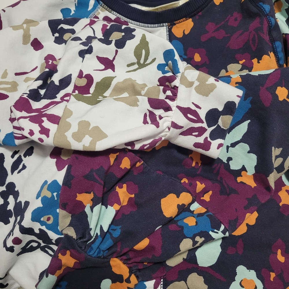Maeve by Anthropologie Split‎ Print Sweatshirt Pullover Size XS - Picture 12 of 12